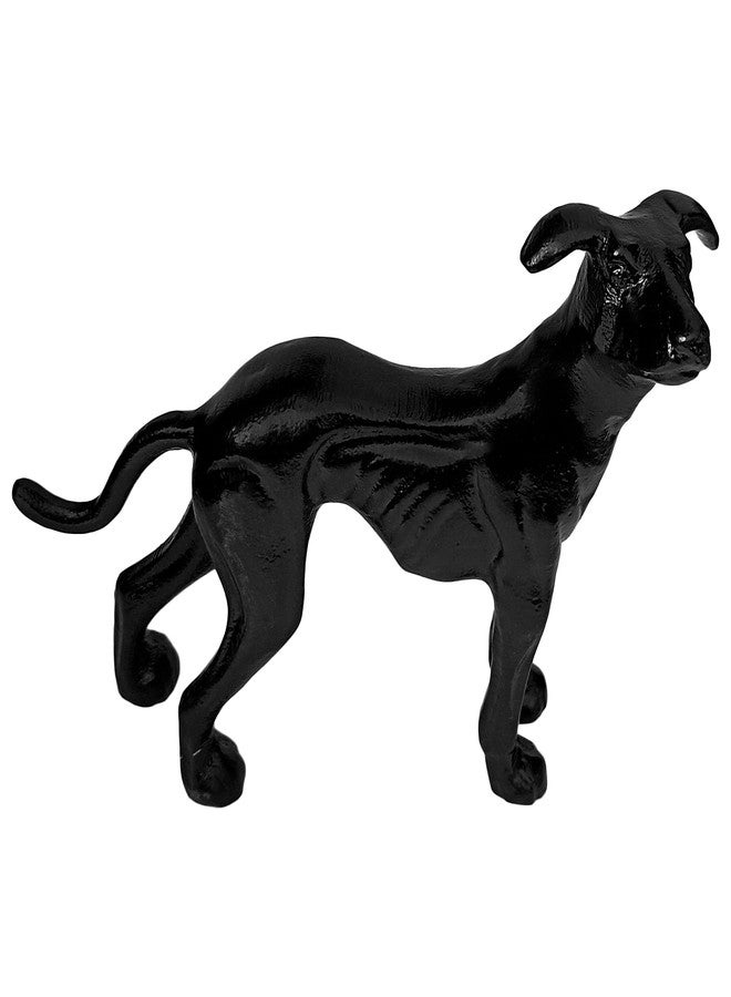 ITOS365 Metal Black Dog Statue and Figurine Animal Showpiece for Home Decoration Decorative Items - Image 2